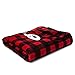 BIDDEFORD BLANKETS Micro Plush Electric Heated Blanket with Digital Controller, Throw, Buffalo Check