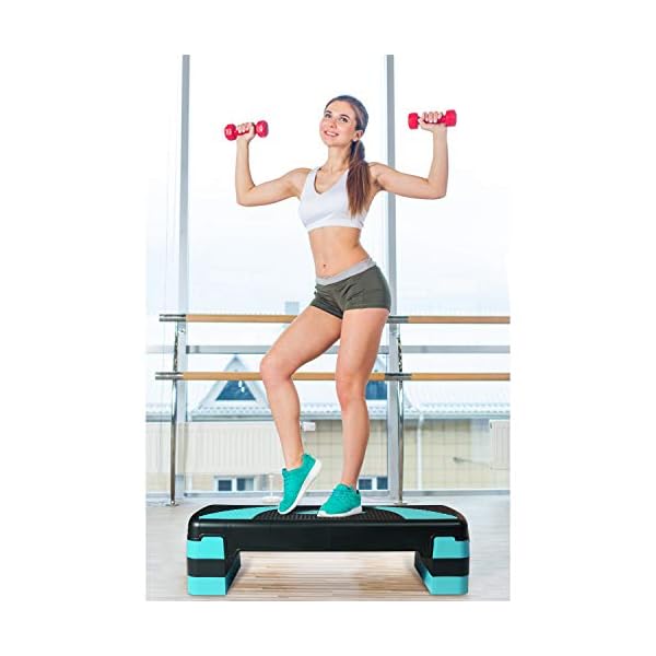 arteesol-Aerobic-Stepper-Fitness-Step-Exercise-Stepper-Adjustable-Step-Platform-for-Exercise-3-Height-Level-101520CM-max-250Kg-Anti-Slip-for-HomeGymOffice-Routines-Fitness-Traing arteesol Stepper, Aerobic Step Bench, Height-Adjustable Stepper with 3 Levels (10/15/20 cm) Fitness Workouts, Compact…