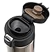 Tiger MMJ-A060 XC Vacuum Insulated Stainless Steel Travel Mug with Flip Open Lid, Double Wall, 20 Oz, Silver
