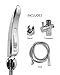 Luxe Bidet Neo 70 Handheld Bidet Diaper Sprayer with Complete Set [Chrome-White]