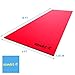 SOWKT 18 x 6 Feet Floating Water Mat - Floating Island for Lakes or Pools - Giant Pool Float Holds up to 8 Adults or 20 Kids. Unlimited Fun! (Blue/Black/Red)