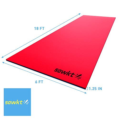 SOWKT 18 x 6 Feet Lily Pad Floating Mat Extra Large Floating Mat for