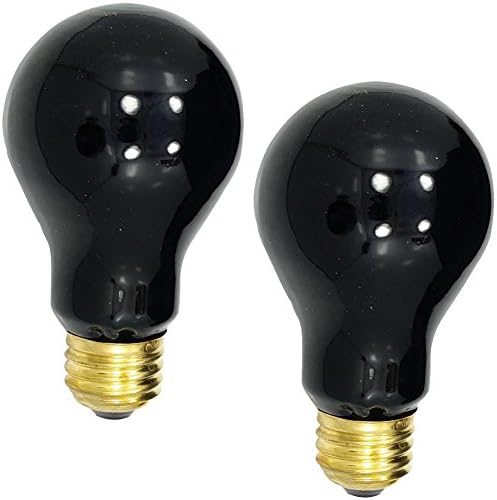 (Set/2) 120v Ultraviolet Black-Lite Light Bulbs With 500-Hour Indoor Flood