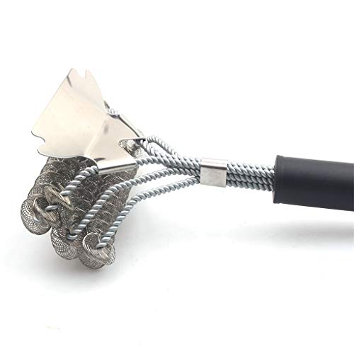 Gotian Grill Brush Safe BBQ Cleaning Brush Best Stainless Steel Grilling Accessories, Perfectly on Gas, Charcoal, Smoker, Porcelain, Infrared Grill - Thumbnail 2