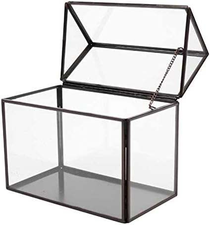 Hallmark Home Glass House Decorative Storage Box with Hinge