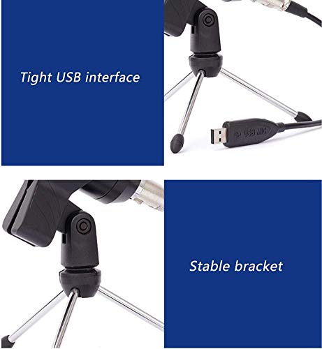 ROM Kapazitiver USB-Mikrofon-Computer K Song-Sprachmikrofon-Computer Spezieller Kondensatormikrofon-Mikrofonständer… – Bild 4