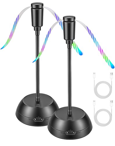 Pack of 2 Table Top Fly Fans, Portable Electric Repeller Hanging / Tabletop for Indoor/Outdoor Barbecue, Picnic, Kitchen: Protection Against Flies, Mosquitoes and Insects.