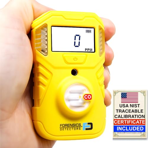 Portable Carbon Monoxide Detector | OSHA Alarms | 2-Year Battery Life |