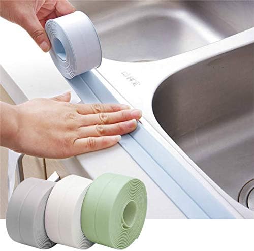 GYDHZJDA Waterproof Mold Proof Adhesive Tape Durable Use 1 ROLL PVC Material Kitchen Bathroom Wall Sealing Tape
