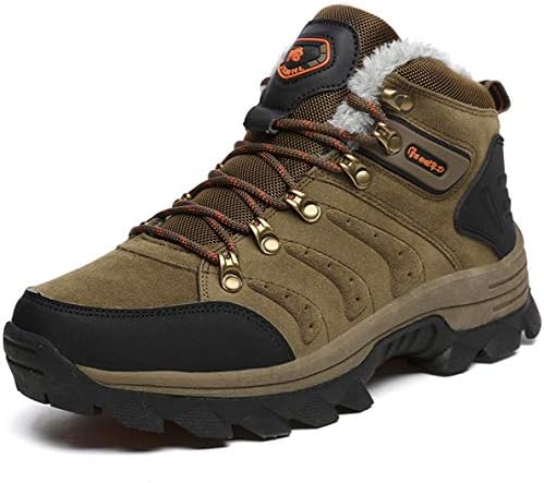 GanQuan2018 Men's Ankle Boot Slip On Warm Waterproof Anti-Slip Hiking Boots