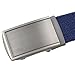 moonsix Canvas Web Belts for Men,Solid Color Casual Military Style Belt,Navy Blue