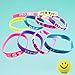 144 Bracelet for Kids - Assorted Silicone Wristbands - Great as Stocking Stuffers for Kids, Piñatas Fillers, Birthday Party Favors, Goodie Bag Fillers, Classroom Prizes, Party Favors for Kids