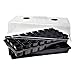 32 Cell Seed Starter Kit w/Inserts Extra Strength - 2 of Each - Cell Dome and Flat - Seedling Planting Insert Plug Tray for Rockwool, Soil & Hydroponics Plant Growing Plugs