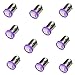 HYUGA PA 10PCS #1893#44#47#756#1847 BA9S 1SMD LED Bayonet Pinball Machine Light Bulb Purple-6.3V