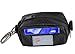 Pet Industries Dog Poop Bag Holder Dispenser, Heavy-Duty Waterproof Material, Reflective Strip, Zippered Pouch & Carabiner Clip for Easy Carry and Leash Attachment Strap (Electric Blue)