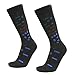 SUTTOS Crew Dress Socks Mid Calf Crew Casual Socks 4 Pairs in Gift Package