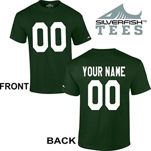 Silverfish Tees Your Name/Number Custom Personalized T-shirt Youth/Adult Novelty