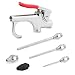 Neiko 31112 Air Blow Gun Set with 5 Interchangeable Nozzles and Over-Sized Trigger | 5 Piece Set primary