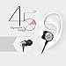 Earbuds with Microphone,BOTUO Noise Cancelling Earphones Sport In Ear Headphones with Mic and Volume Control for Running iphone Android Samsung Galaxy Sony Black
