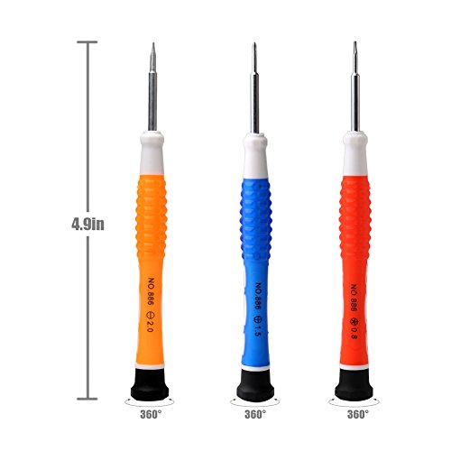 Repair Tools Kit Precision Screwdriver Magnetic Set for iPhone Computers Pads Watch Glasses and More Small Household Appliances Electronic Devices Pry Open DIY Tool Kits Set