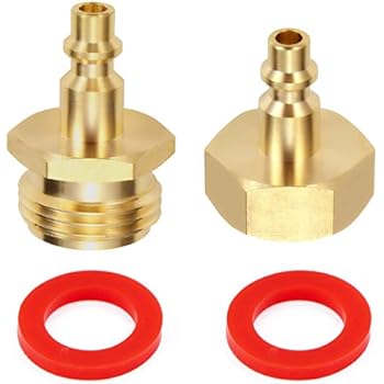Gociean RV Winterizing Kit & Winterize Blowout Adapter With Shut-Off