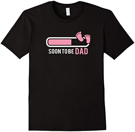 Men's Soon To Be Dad of a Baby Girl - Baby Shower T-shirt XL Black