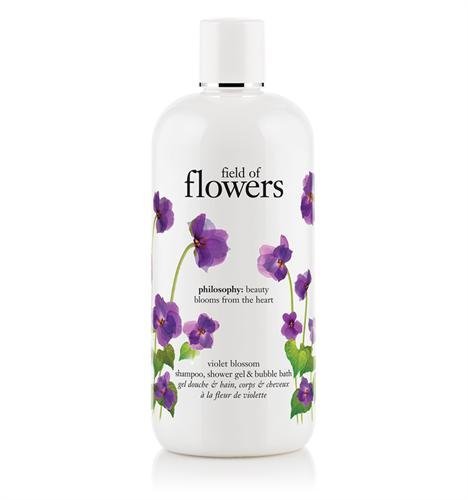 Philosophy Field of Flowers Violet Blossom Shower Gel, 16 Ounce