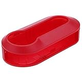 SODIAL(R) 3 Button Remote Flip Keyless Car Key Fob Case Cover for Fiat 500 Brava Panda Punto - Red