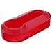 SODIAL(R) 3 Button Remote Flip Keyless Car Key Fob Case Cover for Fiat 500 Brava Panda Punto - Red