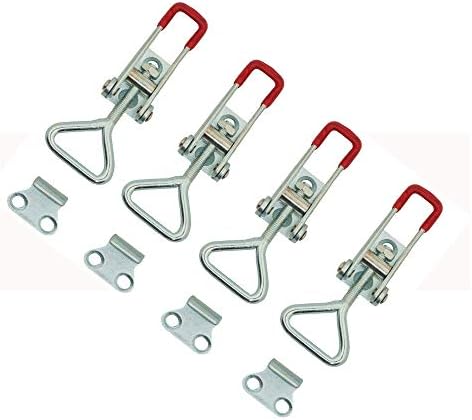 Imagine 4pc Toggle Clamp 100Kg Holding Capacity Pull Action Latch Type Triangle Shaped Lever Latch