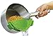 Clip-On Kitchen Food Strainer For Spaghetti, Pasta, and Ground Beef Cheese, Colander and Sieve Snaps on Bowls, Pots and Pans by PrimeSons