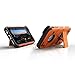 Zizo BOLT Series compatible with iPhone 6 Plus Case Military Grade Drop Tested Tempered Glass Screen Protector Holster iPhone 6S Plus ORANGE BLACK