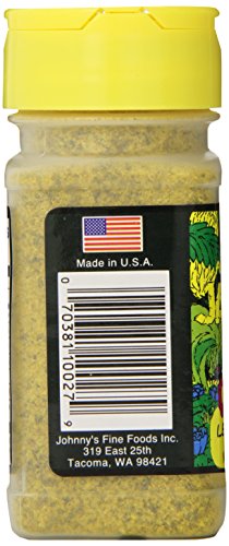 Johnny's Jamaica Me Crazy Lemon Pepper, 3.25 Ounce (Pack of 6)