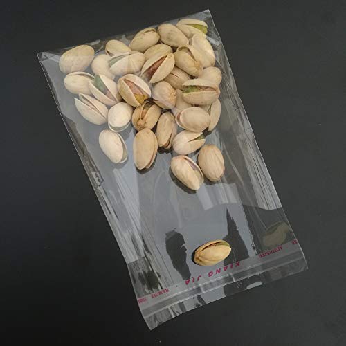 image for Borningfire 200 Pcs 4x6 Clear Resealable Cello/Cellophane Bags Self Ad