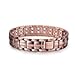 VITEROU Mens Double Row Magnetic Pure Copper Therapy Bracelet with Extra Strong Magnets for Arthritis Pain Relief,3500 Gauss