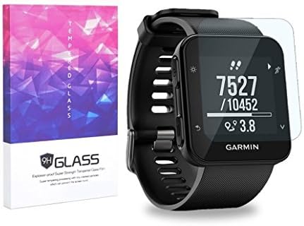 Elecguru Garmin Forerunner 35 Screen Protector, Garmin 35 Tempered Glass Screen Protector for Garmin 35 Forerunner Smartwatch,Anti-Scratch, Anti-Fingerprint, Bubble Free (1 pack)