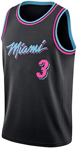 Fancory Sports Dwyane Wade,Miami Heat man basketball jersey breathable quick drying vest competition equipment