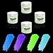 (Pack of 4) Glominex O959 Glow in the Dark Paint 2 oz Jars - Invisible Day Assorted