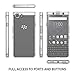 Ringke Fusion Compatible with BlackBerry KEYone Case Crystal Clear PC Back TPU Bumper Drop Protection, Shock Absorption Technology Raised Bezels Protective Cover - Clear
