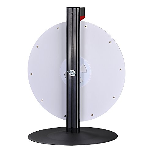 WinSpin 15" 10 Slot Tabletop Color Dry Erase Prize Wheel and Stand Fortune Spinning Game Tradeshow - Thumbnail 4