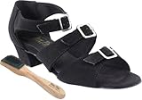 Very Fine Women's Ballroom Salsa Practice Latin Dance Shoes 1679 + Brush 1.5