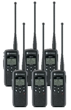 6 Pack of Motorola DTR550 Two way Radio Walkie Talkies 6 Pack of Motorola DTR550 Two way Radio Walkie Talkies