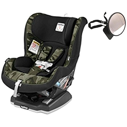 Peg Perego – Primo Viaggio Convertible Car Seat Camo Green With Backseat Mirror