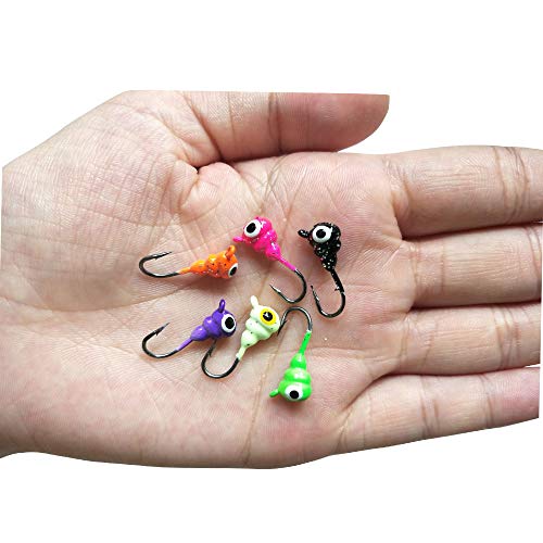 LikeFish Eisfischen Jigs Angelköder Jiggingköder Set Winter Metall Köder – Bild 4