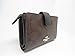 Coach Signature PVC Medium Corner Zip Wallet and Coin Purse F54023 Brown Black
