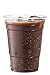 Clear Plastic Cups with Lids | 16 oz, 50 Pack | PET Cold Smoothie Cups | Iced Coffee Cups | Disposable Cups with Lids | To Go Cups
