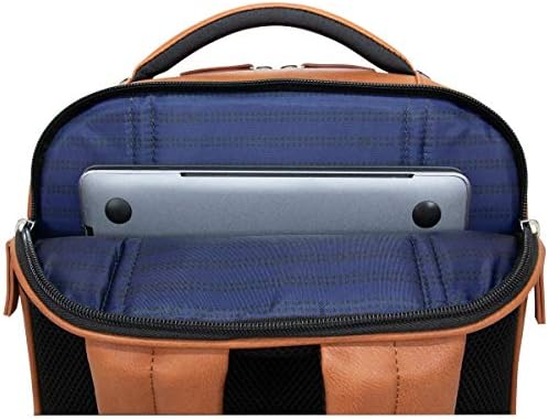 Kenneth Cole On Track Pack Vegan Leather 15.6” Laptop & Tablet Bookbag Anti-Theft RFID Backpack for School, Work, Travel 3 Kenneth Cole On Track Pack Vegan Leather 15.6” Laptop & Tablet Bookbag Anti-Theft RFID Backpack for School, Work, Travel