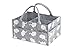 CozyCaddy Grey Diaper Caddy | Store Clothes, Teething Toys and Baby Stuff | Baby Shower Gift | 14