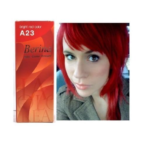 70 Off Bright Red Hair Dye Color Cream Permanent Goth Punk Crazy