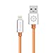 Lightning Cable, 2 Pack 6.6 Ft Long iPhone 6 Charger, F-color Braided Apple MFi Certified 8 Pin Lightning Cable for iPhone 8 6S 6 Plus 5 5S 5C, iPad Air 2 Mini 4, iPad Pro, iPod Touch 5 Orange